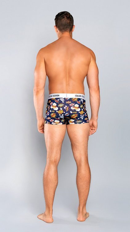 Boom Pánské boxerky Italian Fashion - tmavě modré