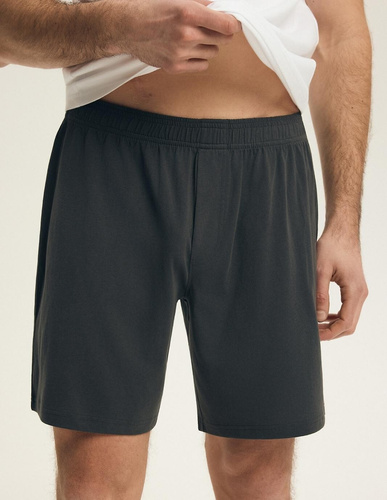 Pánské bavlněné pyžamo Henderson 44504 Bait bílé pohodlný set