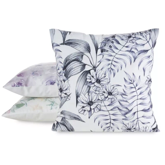 Povlak na polštář 45x45 Mink 30 Eurofirany samet květiny