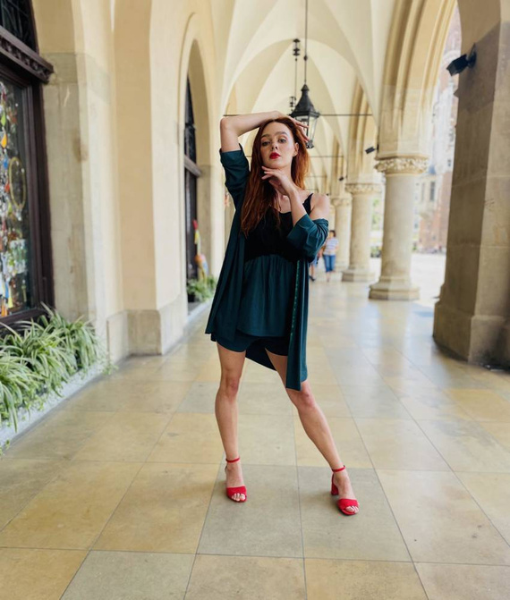 871 Visa Dámský župan Forex - lahvově zelený