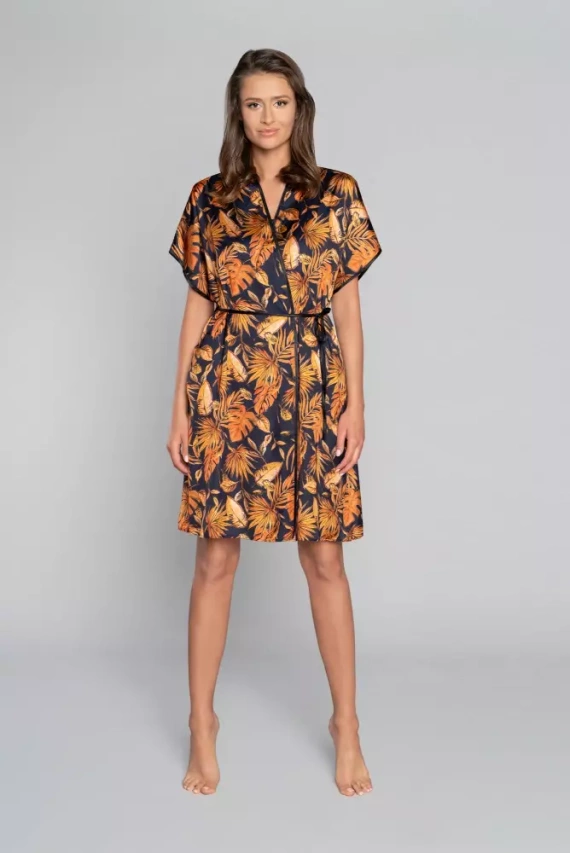 Monstera Dámský župan Italian Fashion - potisk