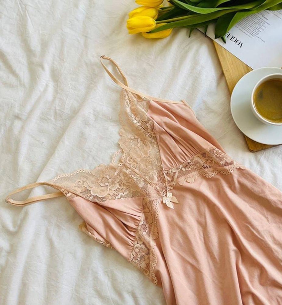 641 Noela Dámské pyžamo Forex - béžové