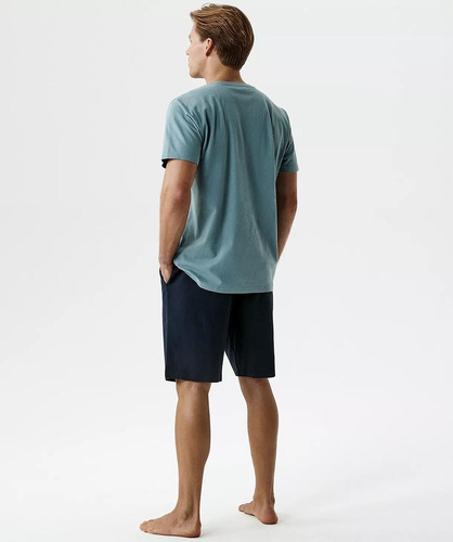 NMP-398 Letní Pánské Pyžamo 100 % Bavlna Peach