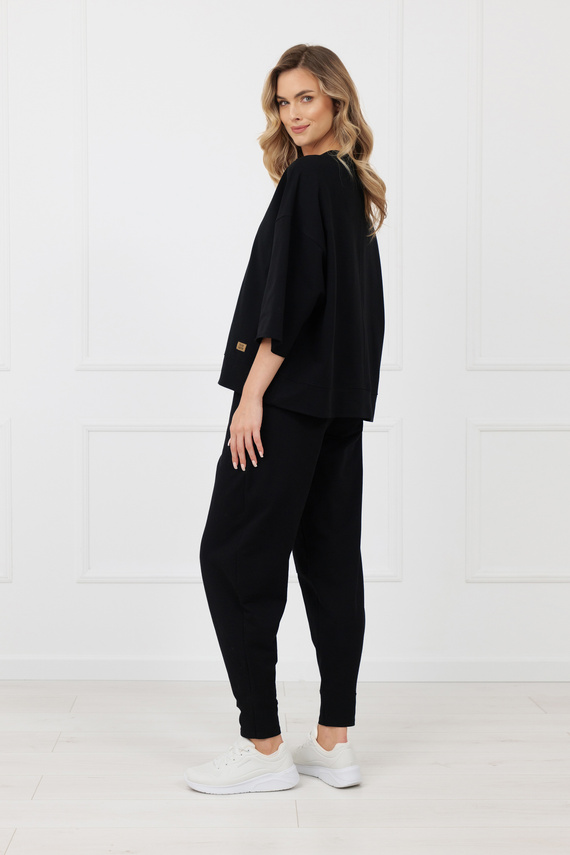 Kalhoty Kaori Italian Fashion 220 g/m² bavlna elastan