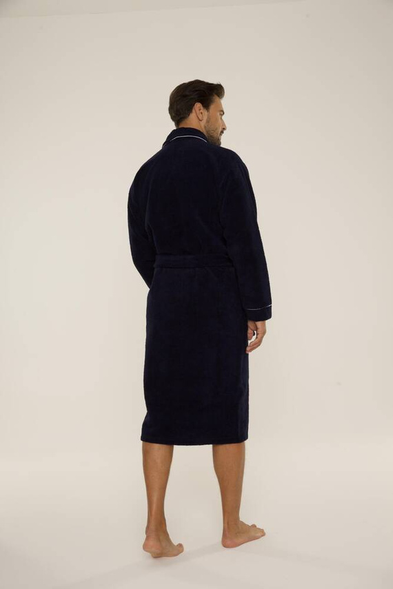 735 Manuele pánský župan De Lafense - tmavě modrý