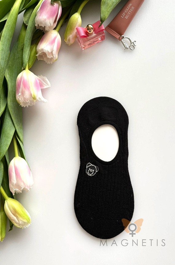 Dámské balerínkové ponožky YN-251131 Magnetis – viskóza se silikonem na patě