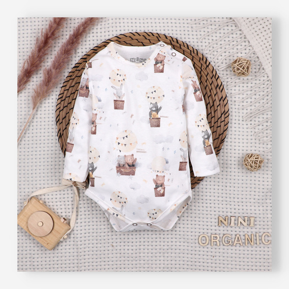Body Nini Balloon Friends 100% organická bavlna, vyrobeno v Polsku
