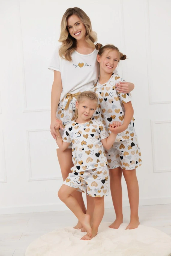 Dívčí pyžamo Ariela Italian Fashion - bavlna, krátký rukáv, šortky