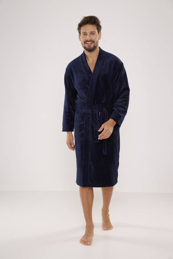 391 Hugo pánský župan De lafense - tmavě modrý