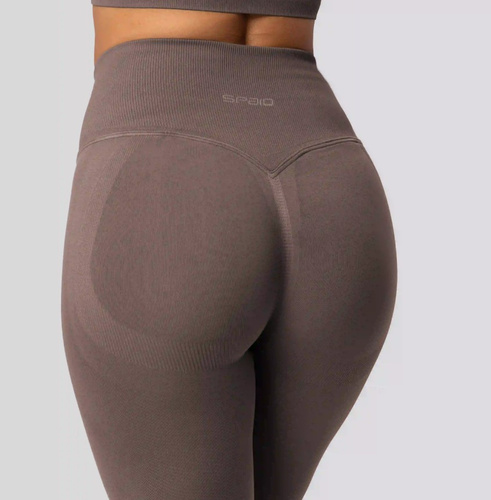 Legíny push-up Spaio PRO vysoký pas krycí tvarující taupe