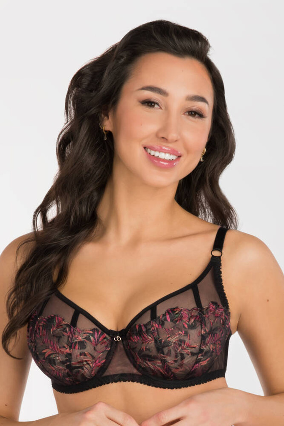 Podprsenka Gorsenia K793 Jenny Balconette - černá