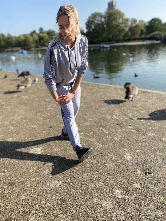 459 Nice Forex dámská tepláková souprava - světlý melír