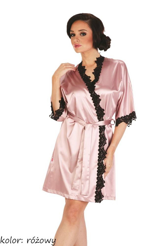 929 Kleoree Dámský župan De Lafense - růžový