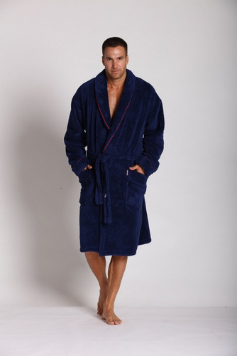 392 Giorgio pánský župan De lafense - tmavě modrý