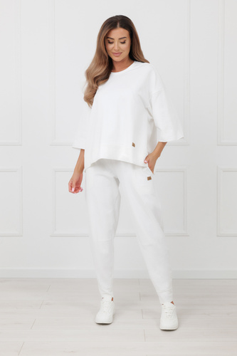 Mikina Kaori Italian Fashion 3/4 rukáv bavlna