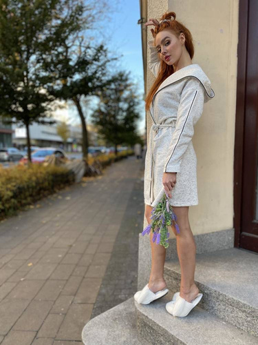 414 Gianna Forex dámský župan - melír