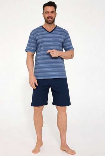 Cornette Various 330/51 – pánské bavlněné pyžamo s kraťasy