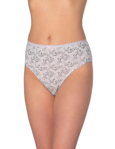 Dámské kalhotky L-120BI-96 Lama šedá grafitová bavlna, 3 balení, pohodlné a klasické