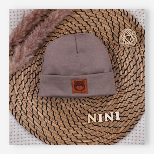 Nini Dětská Čepice Balloon Friends 100% Organická Bavlna – Vysoká Kvalita Polsko