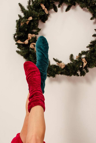 553/554 Ponožky na spaní Wellsoft Smooth De Lafense - zelené