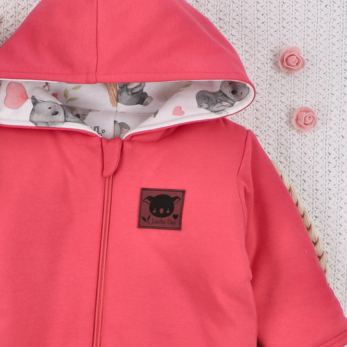 Dětský overal Nini Sweet Koala Organic – zateplený, 100% bio bavlna