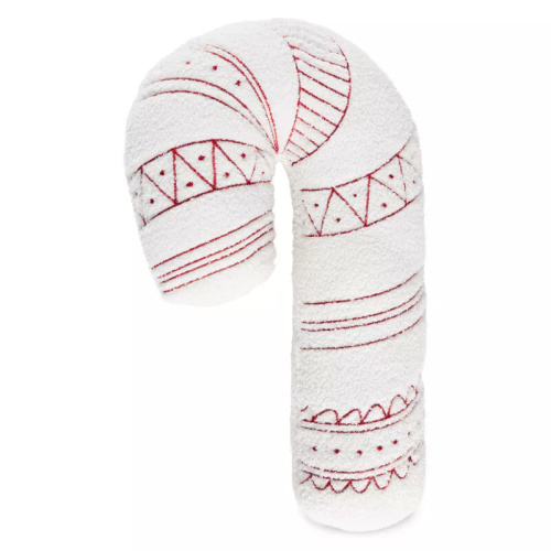 Chp 07B Eurofirany Vánoční polštář 27x46 - cukrová třtina, imitace bukvice, bílý