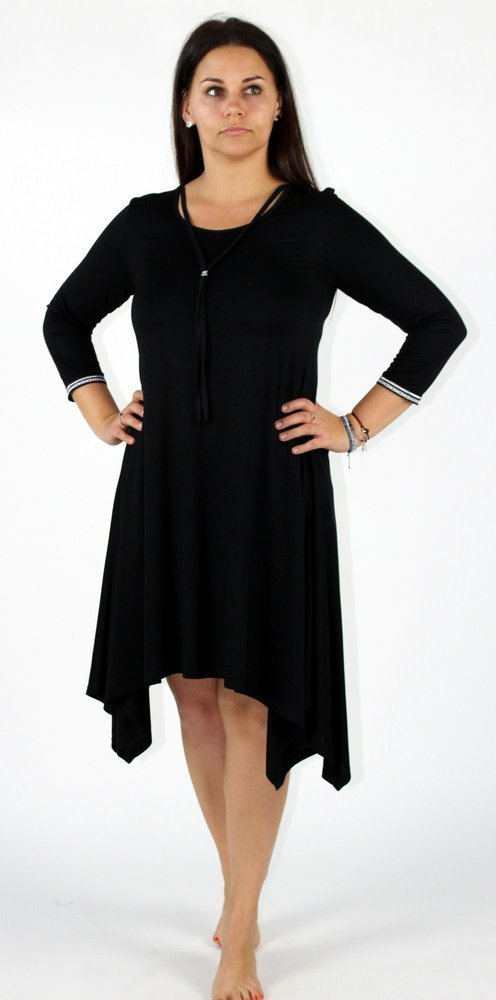 439 Nice De Lafense noční šaty - ženská elegance a pohodlí při spánku - černé