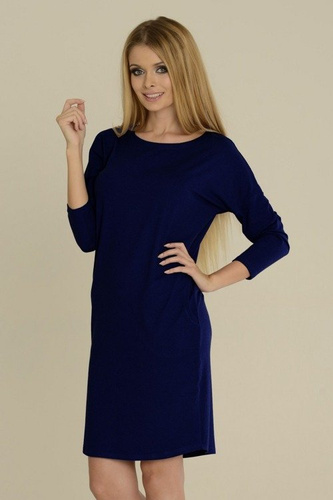 543 Paula noční košile 7/8 rukáv - grafitová