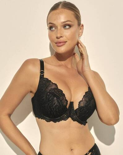 BC-1098 Big Luna Polovyztužená podprsenka Kinga - černá