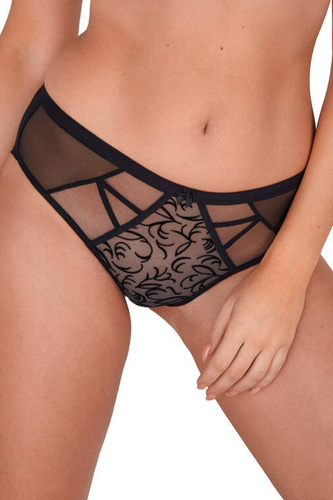 GFB 1214 Cloe Gaia dámské kalhotky s kosticemi Graphite