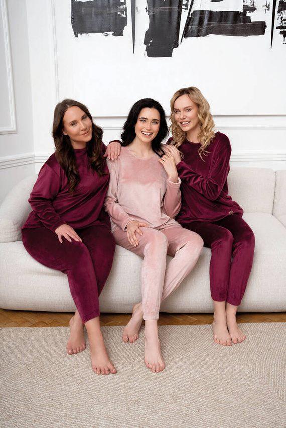 Akara Dámská souprava Italian Fashion - pudrově růžová