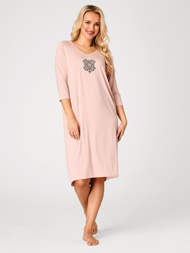 Dámská noční košile Key LND 731 meruňková z viskózy