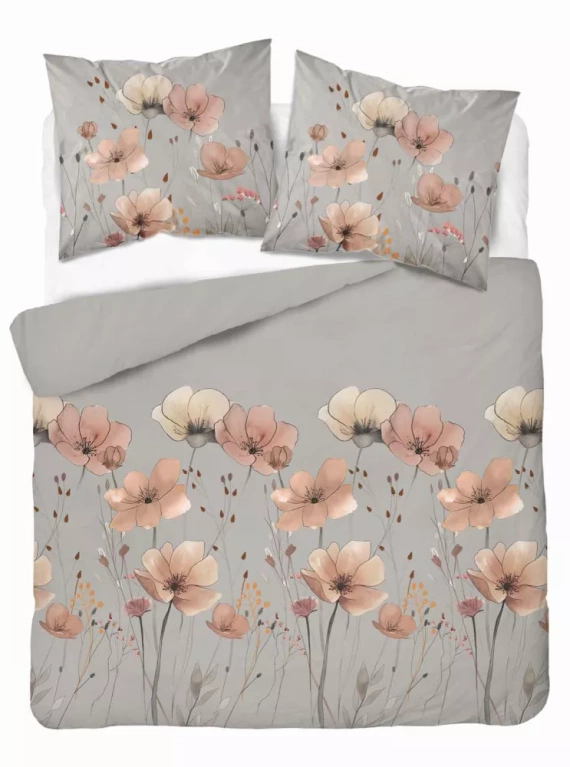 5493 A Detexpol Satin Stories šedá | 100% bavlna, saténová vazba, zip, dárková krabička