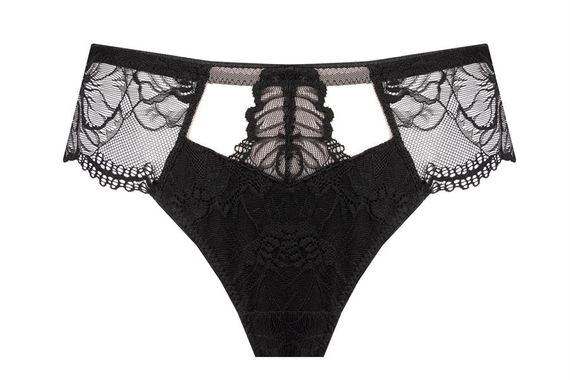 Kalhotky Unikat Belem černé krajkové pohodlné elegantní