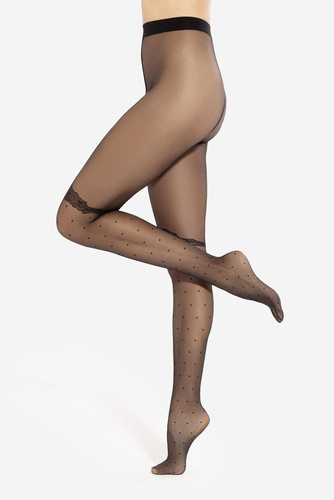 Fantastické punčochové kalhoty.01 20 den Gatta - černá, matná, bez kalhotek