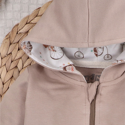 ABN-5594 Circus Dětská mikina Nini - 100% organická bavlna, měkká a bezpečná