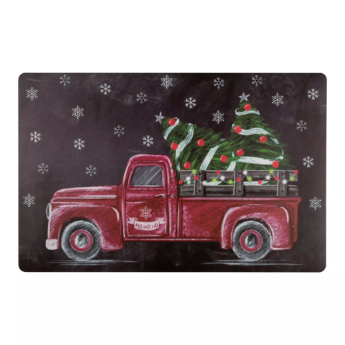 Vánoční podložka pod auto Spod Igły i Nitki - Vánoční podložka pod talíř, oboustranná