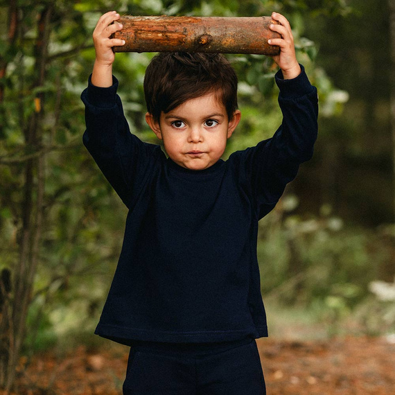 Dětské tričko s dlouhým rukávem Eevi Simply Comfy 100% bavlna