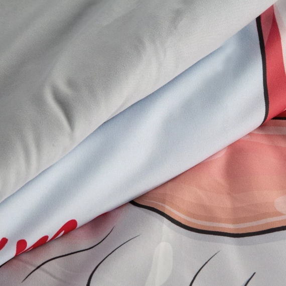 Vánoční povlečení Beiner z mikrovlákna Eurofirany - trpaslík, šedé, měkké a rychleschnoucí