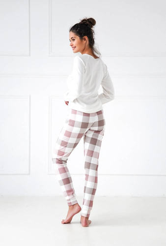 Joselyn Dámské pyžamo Sensis Interlock - krémové