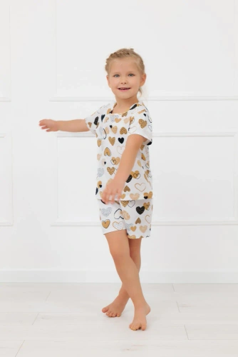 Dívčí pyžamo Ariela Italian Fashion - bavlna, krátký rukáv, šortky