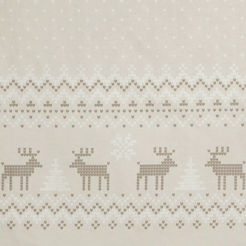 Vánoční povlečení Luke Eurofirany béžové - ranforce bavlna, oboustranné