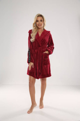 626 Abigail Dámský krátký župan Forex - bordó