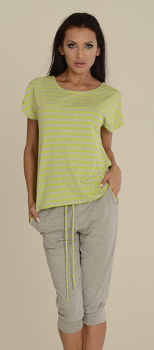540 Dámské pyžamo Jovite - limetkově zelené