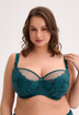 Polovyztužená podprsenka Maxi zelená