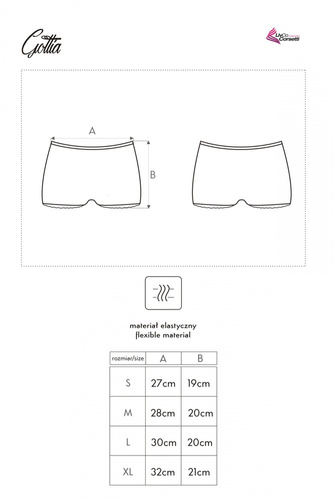 Gottia LC 6051 Dámské šortky LivCo Corsetti Fashion white