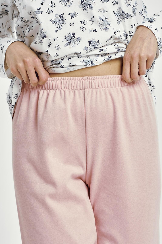 Martina 3451 Taro dámské pyžamo bílé 100% bavlna classic