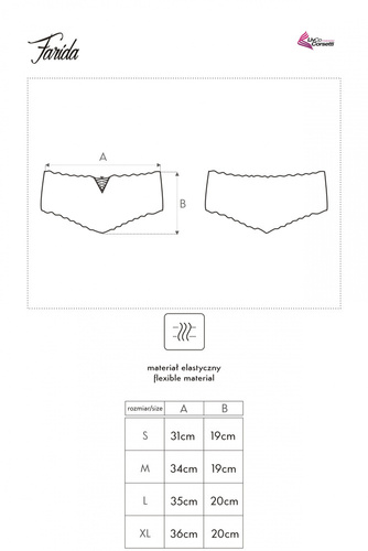 Farida White LC 6071 Krajkové dámské šortky LivCo Corsetti Fashion white