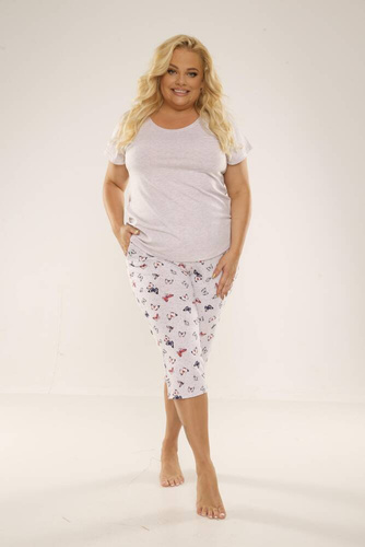 483 Mariposa Forex Dámské pyžamo - béžový melír