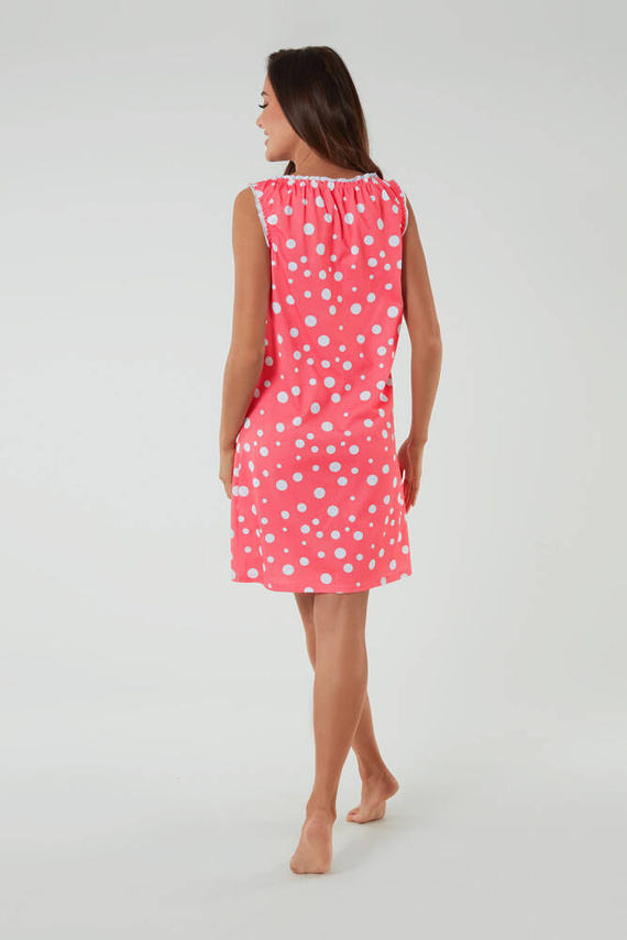 Noční košile a kojící košilka Raba, široká ramínka Italian Fashion - malinový potisk